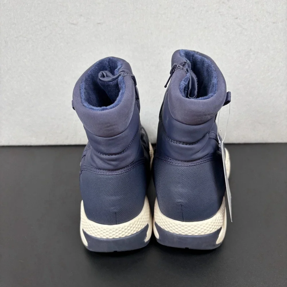 Baretraps Darra Womens Navy Blue Waterproof Winter Snow Boots Size 10M New Shoes